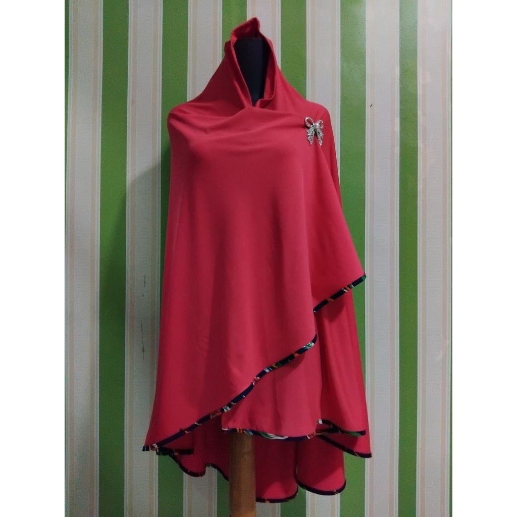 jilbab jersey warna pink fanta