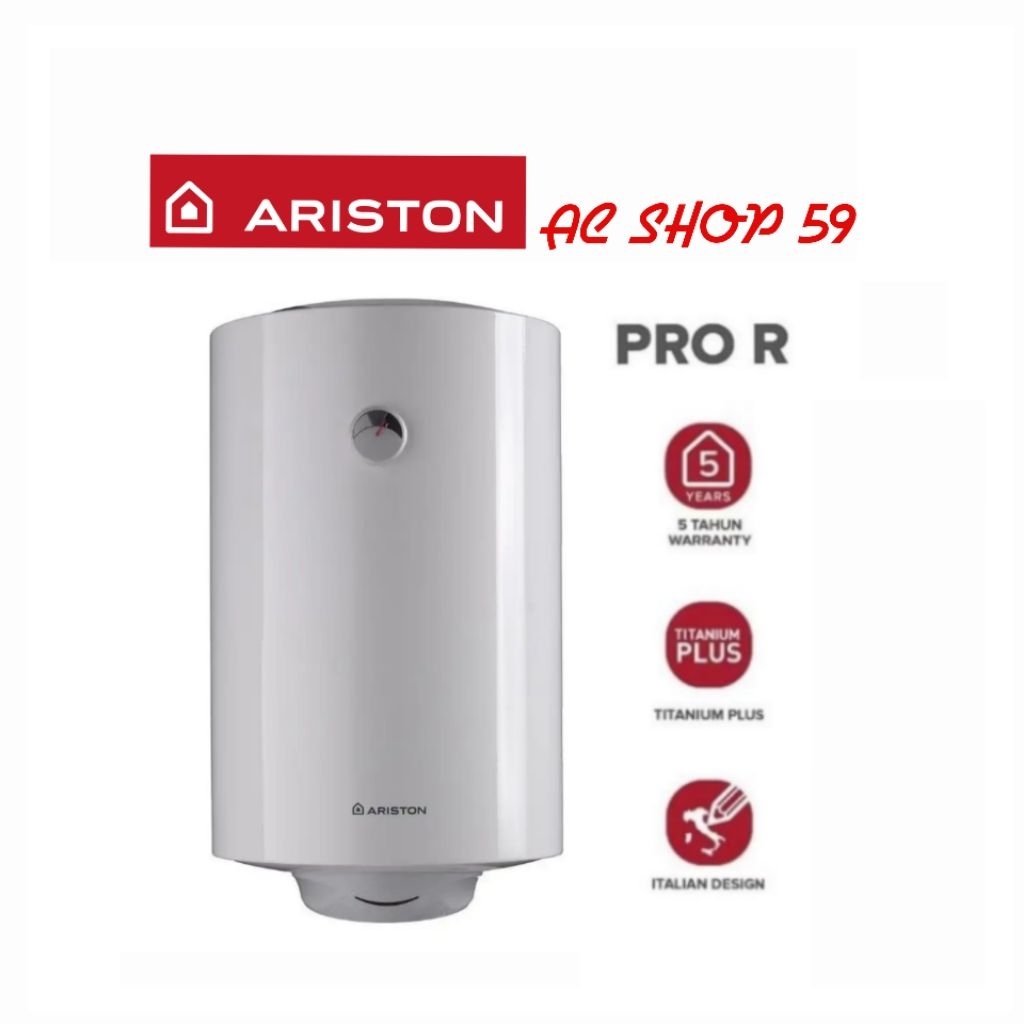 ARISTON PRO R 80V / PRO R80V WATER HEATER VERTICAL 80L TITANIUM PLUS NEW