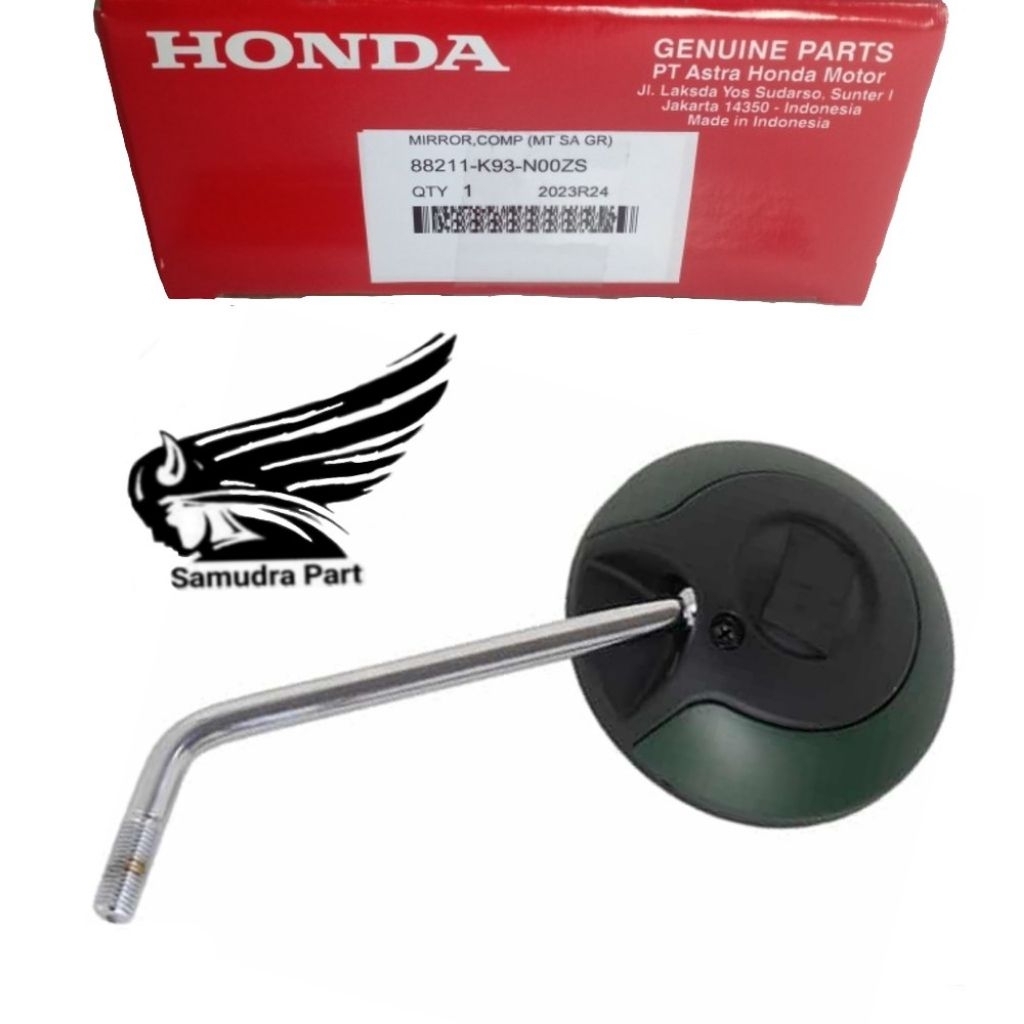 88211K93N00ZR Spion Miror Scoopy K2F original warna Hijau Doff putih Doff Hitam doff Abu abu Cream 8