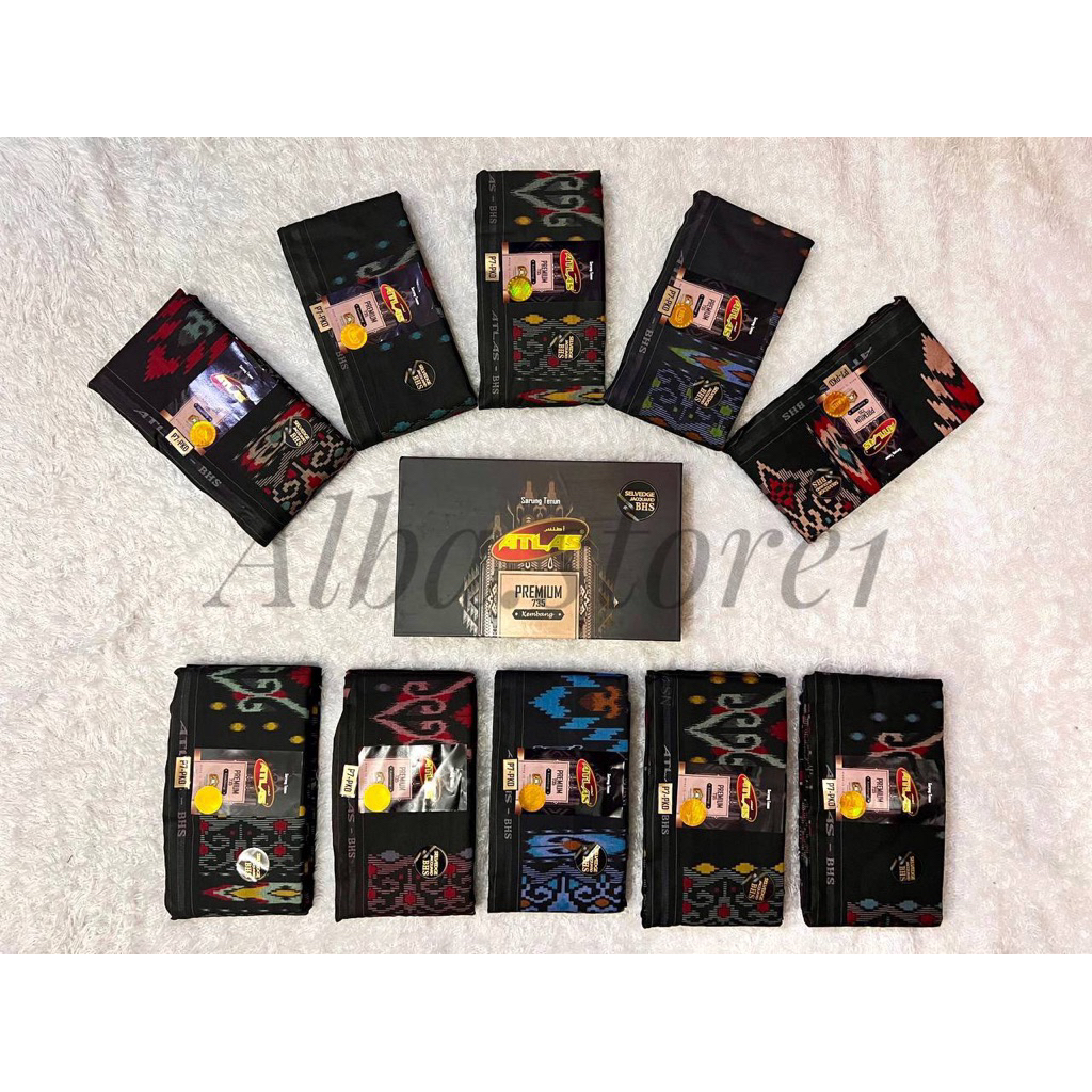 Grosir 10pcs - Sarung Atlas Premium 735