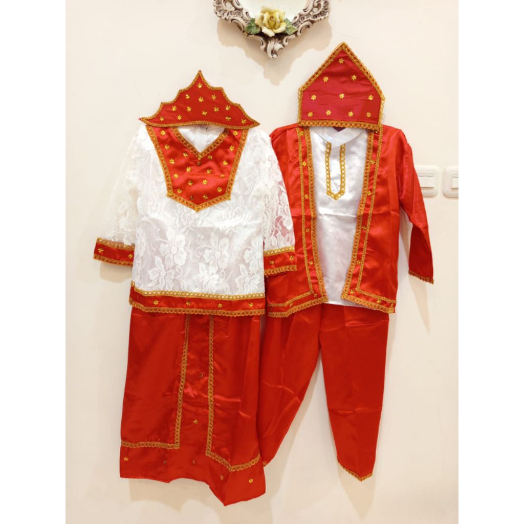 Baju Adat Maluku Ambon Anak TK SD SMP / Baju Maluku Ambon / Pakaian Maluku Ambon Anak
