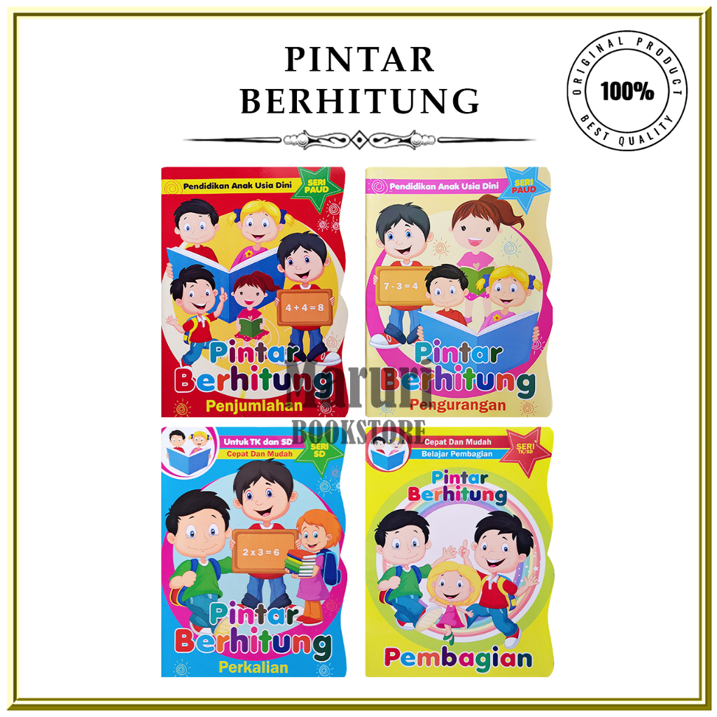 Buku Anak Pintar Berhitung Untuk TK PAUD SD - Daffa Media