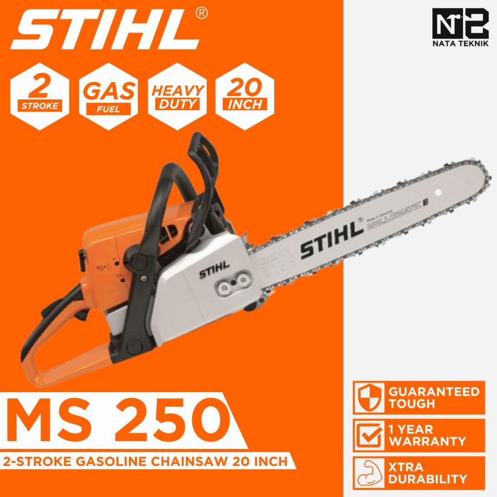 STIHL MS-250 Mesin Gergaji Pohon / Mesin Sensor Chainsaw Gergaji Kayu 20" Inch STIHL MS 250 Gasoline