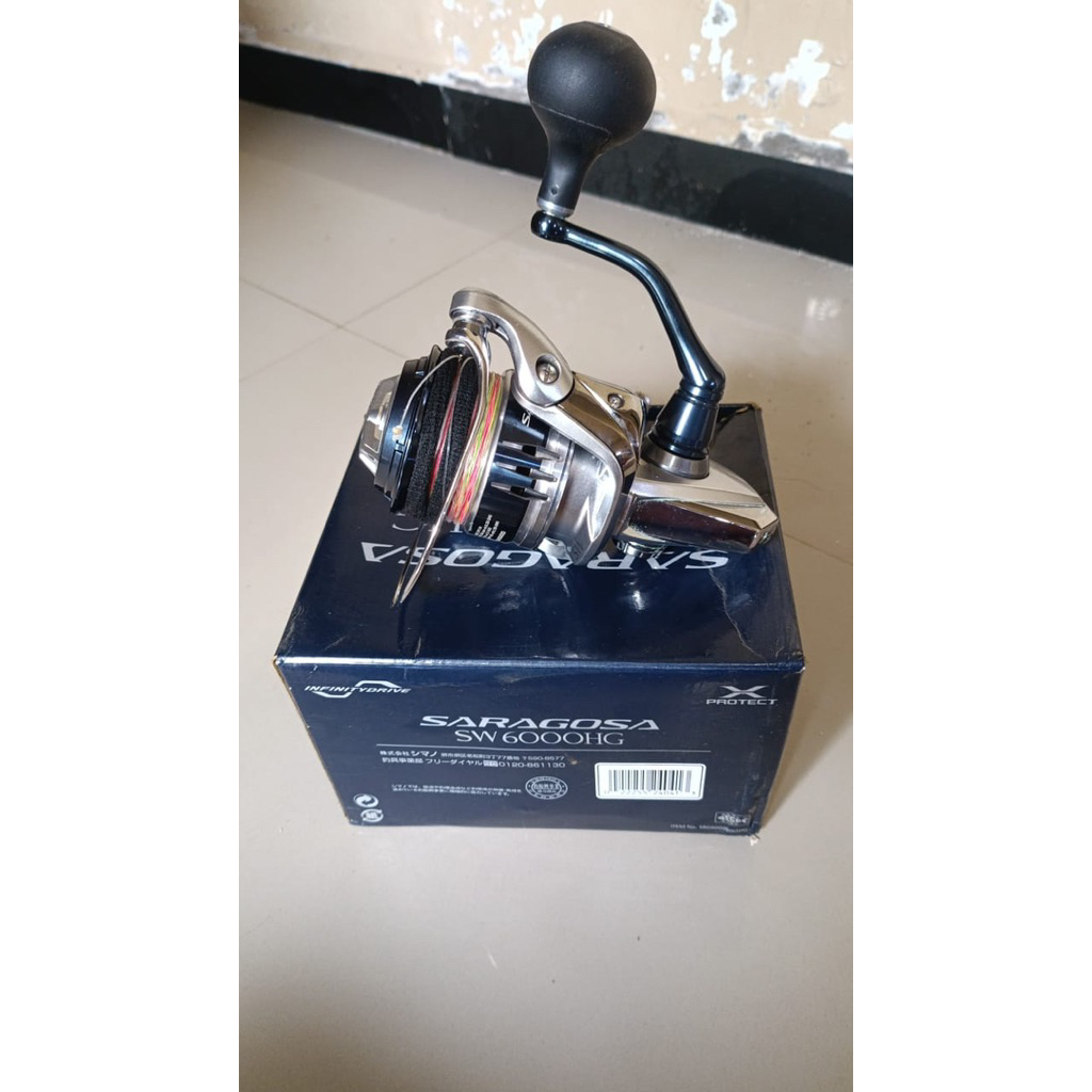 SHIMANO SARAGOSA 6000HG bekas Mulus
