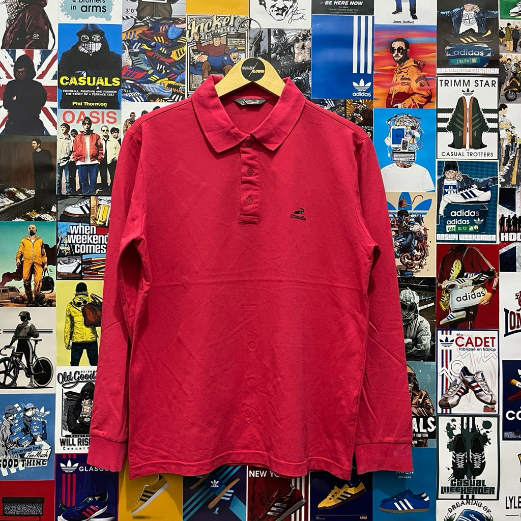 Long Sleeve / Polo Shirt / Rugby Shirt / Vintage / Second / CROCODILE