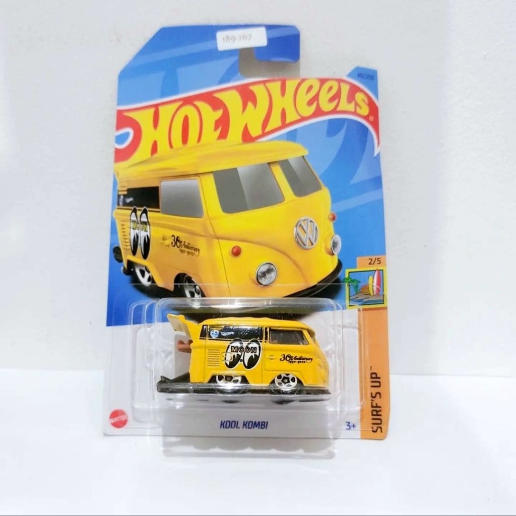 Hot Wheels Hotwheels HW Kool Kombi Mooneyes Moon Eyes Yellow