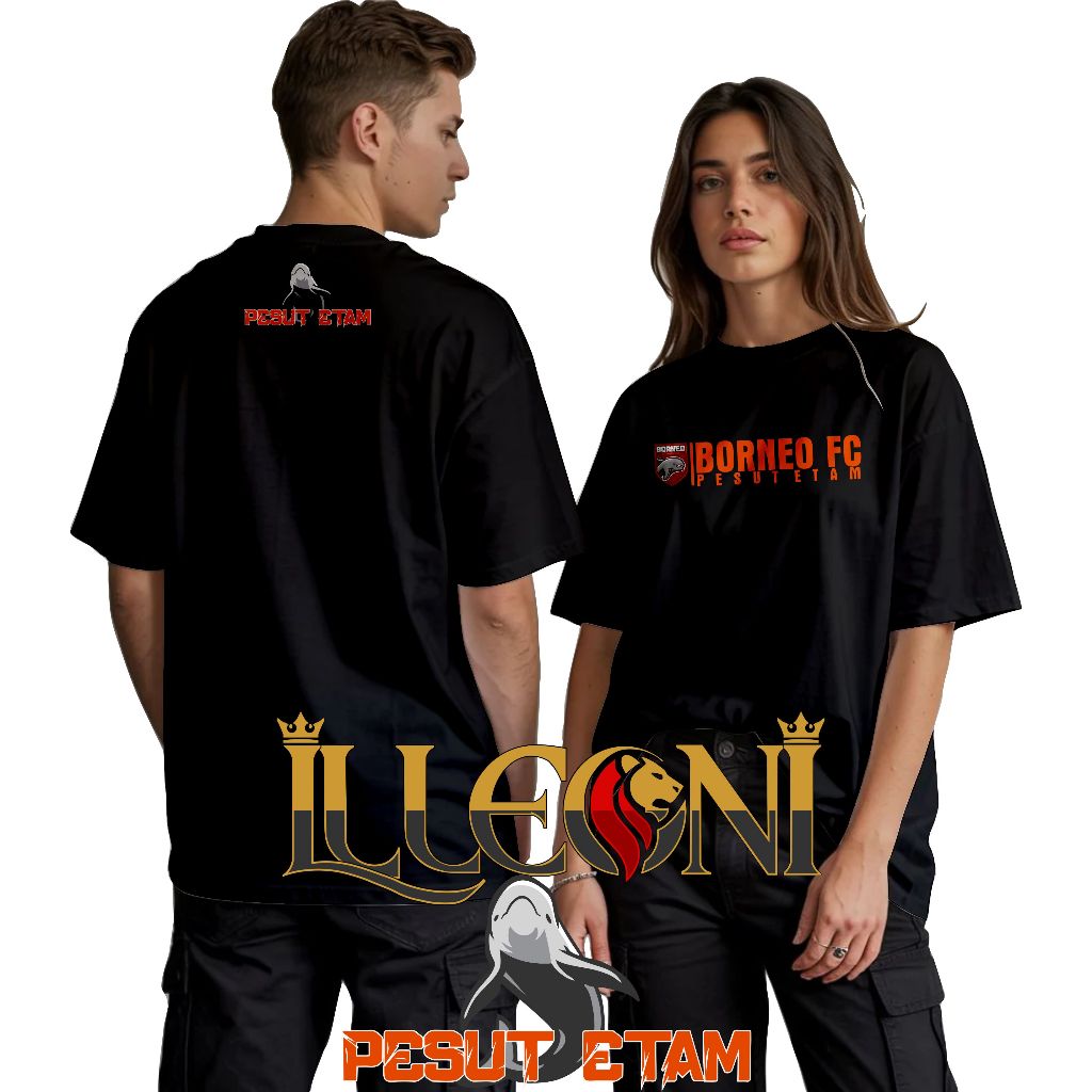 SIZE ( S-5XL) Kaos Borneo Fc 1/ Kaos Pesut Etam / Kaos Borneo Pesut Etam Fans