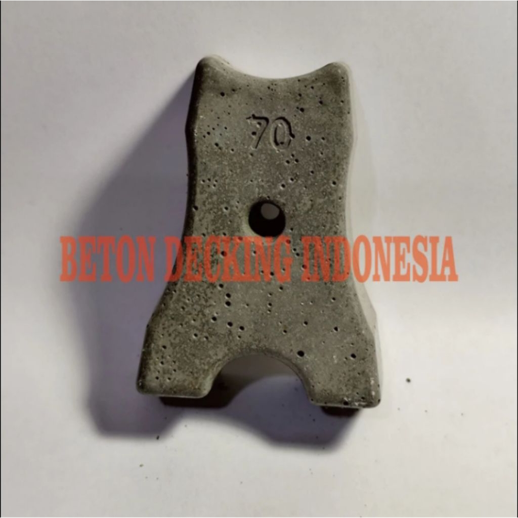 Tahu Beton Tunggal 70mm — 45 pcs/box | Beton Decking Semarang