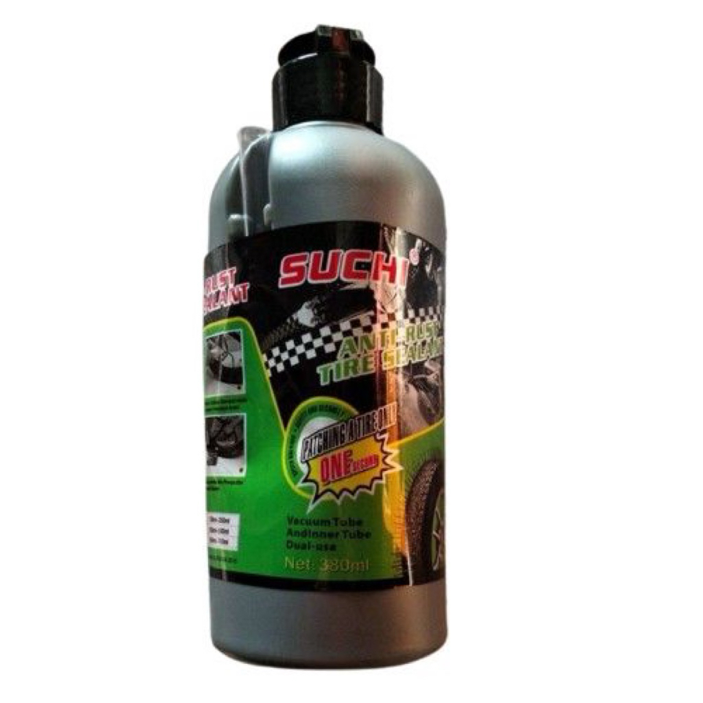 Cairan Tubeless SUCHI 380ml Original Tambal Ban Tubles Sepeda Motor Anti Bocor