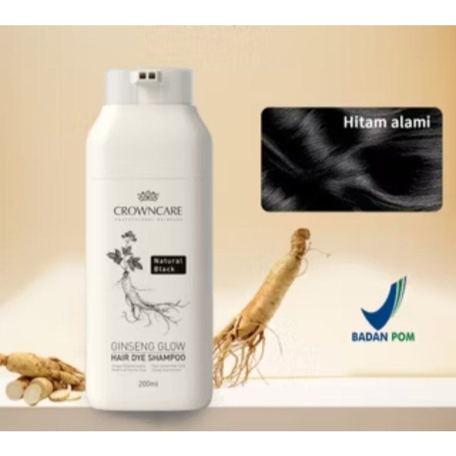 Hair Ginseng Coloring Shampoo / shampo pewarna rambut ekstrak ginseng shampoo uban sampo uban