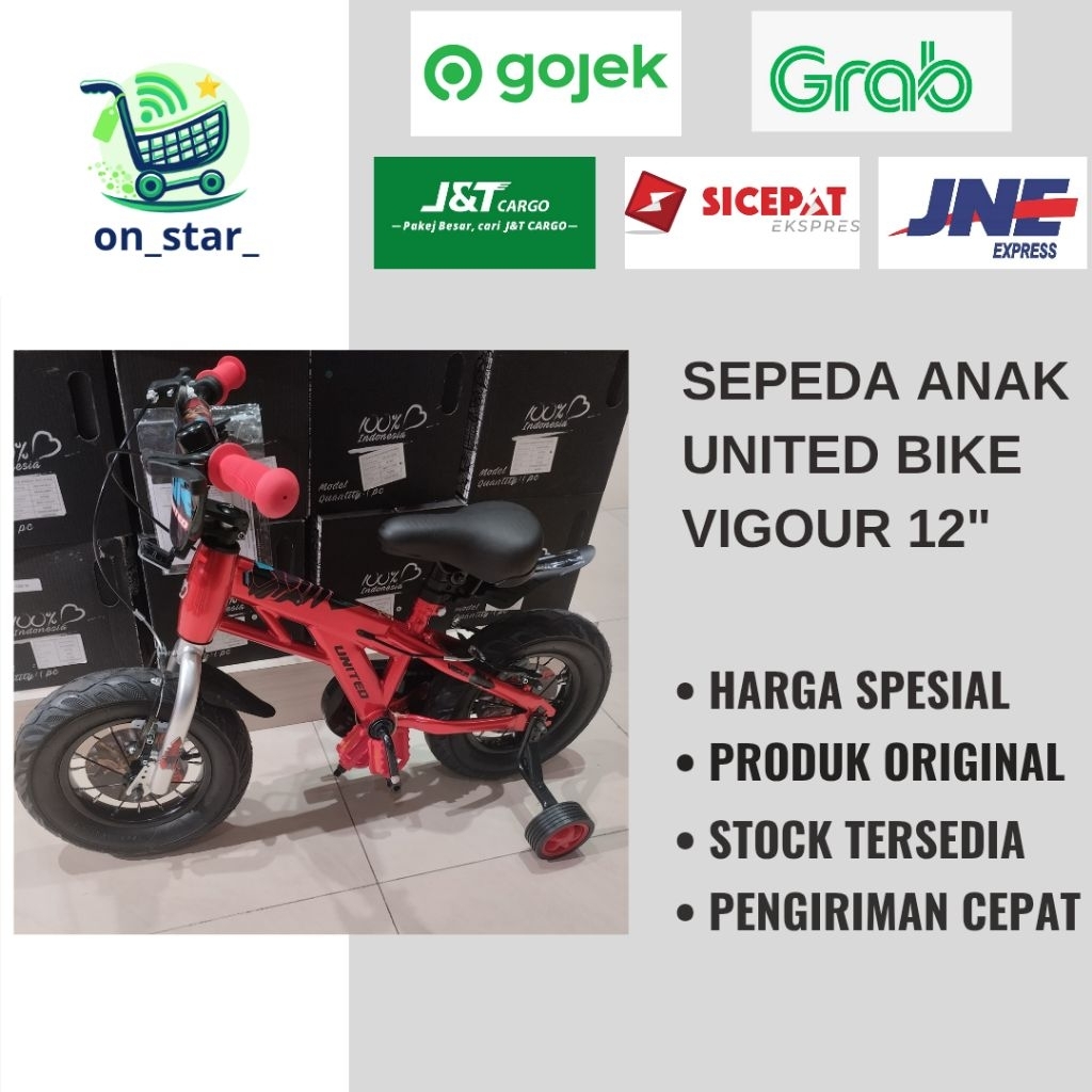 Sepeda Anak United Vigour 12inch