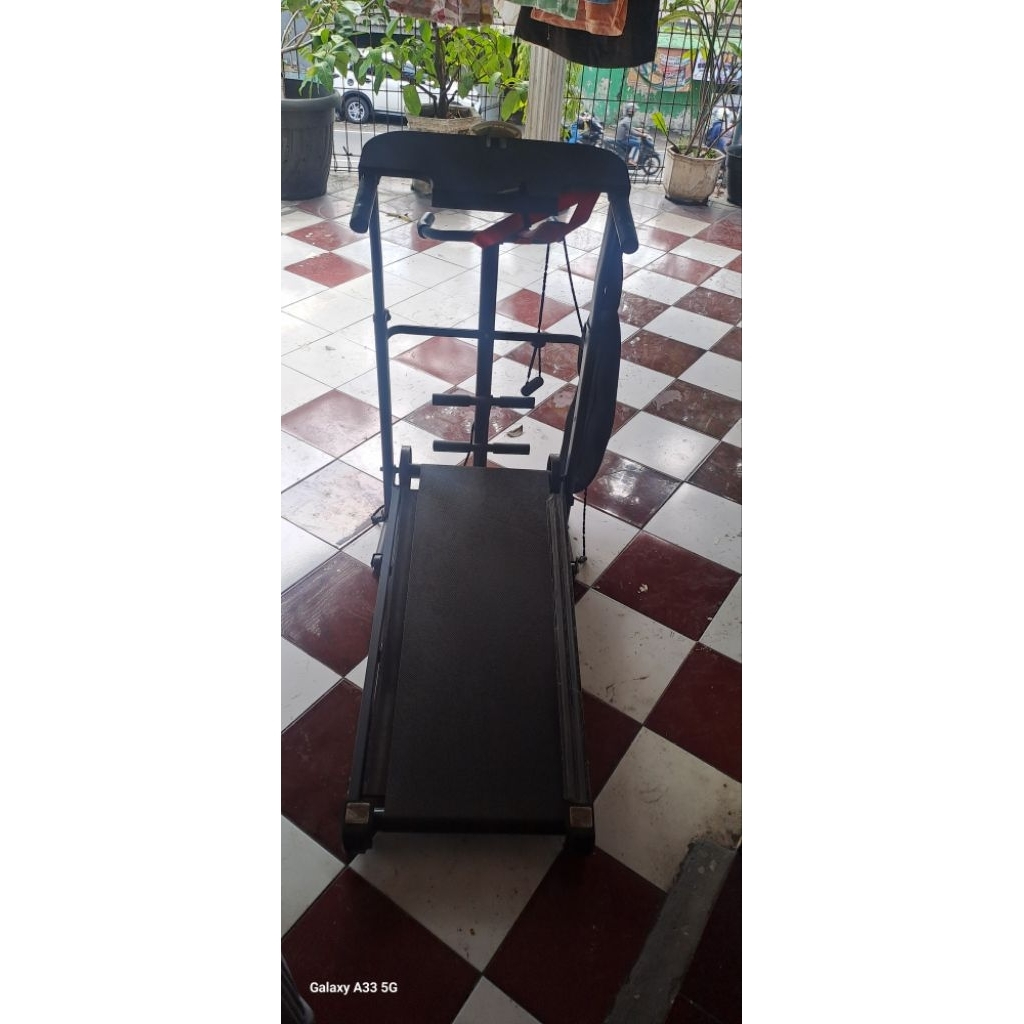 treadmill manual 4 fungsi second merk redpanda