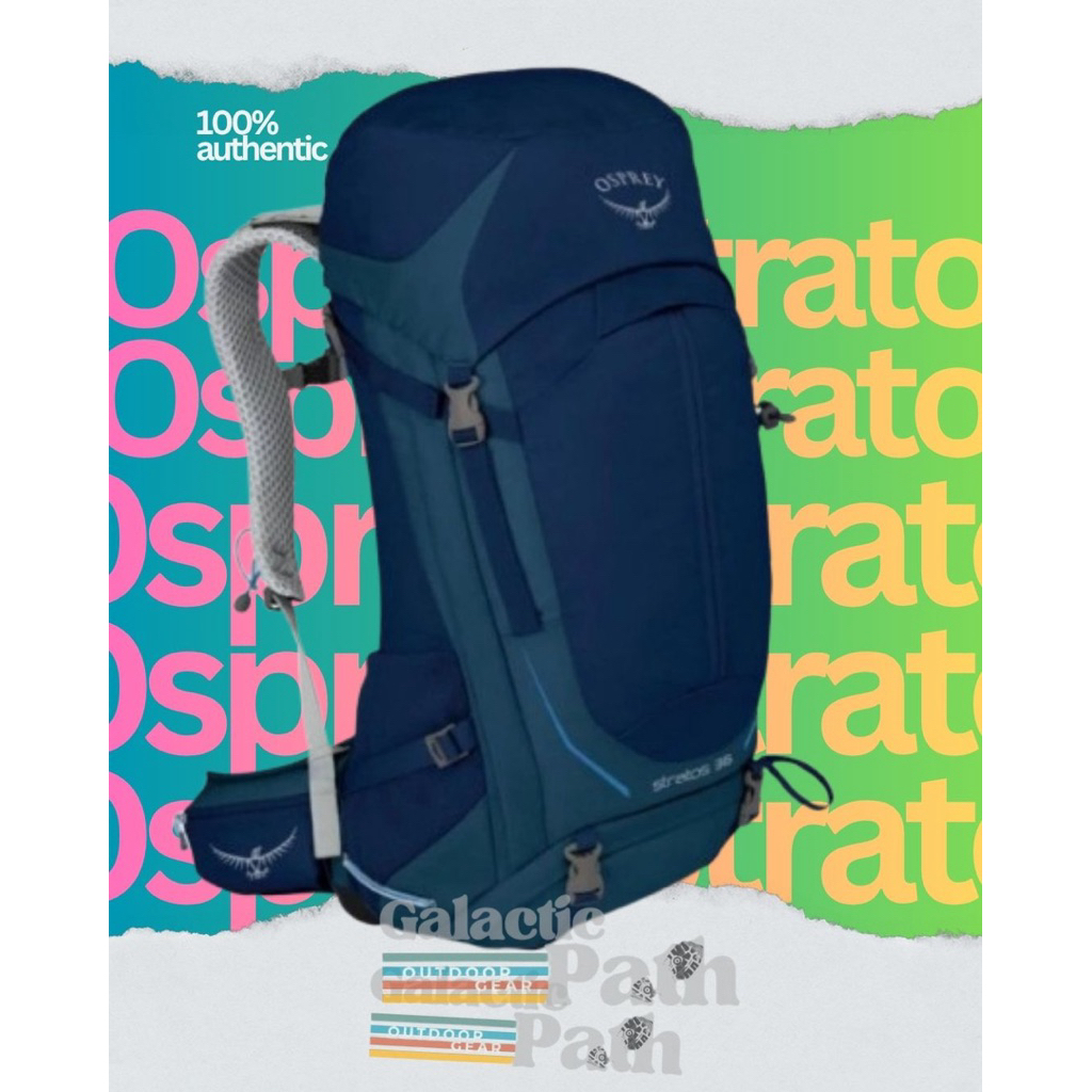 Osprey Stratos 50L – Tas Gunung / Tas Carrier Hiking 50 Liter Original Unisex