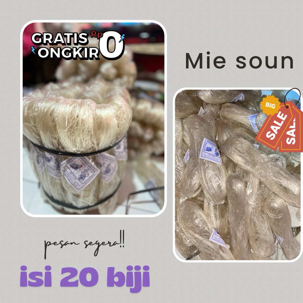 MIE SOUN CAP PANDAWA ISI 20 pcs / ball