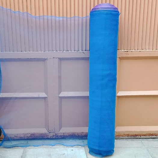 Waring Polinet Warna Biru Merk Tameng Panjang 100M 100Mtr 100 Meter Jaring Polynet