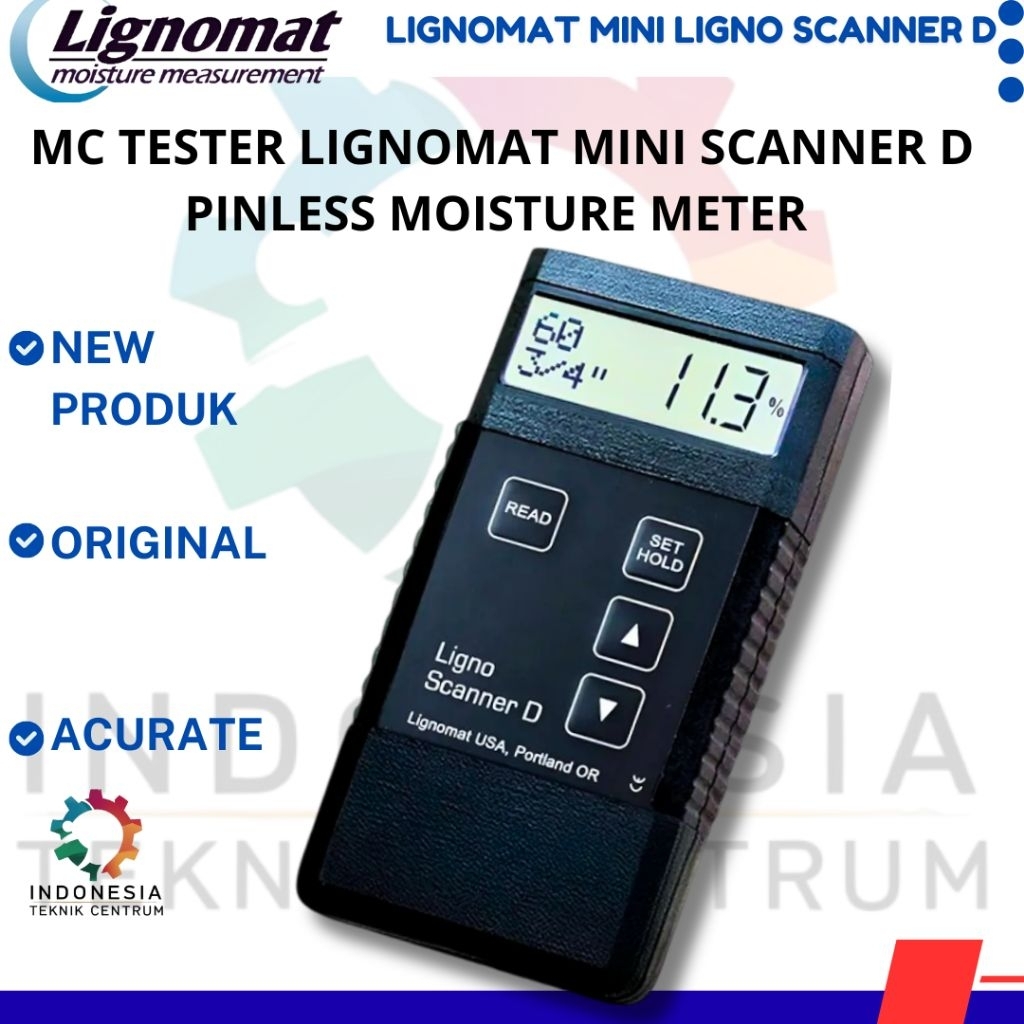 MC Tester Lignomat Mini Scanner D Pinless Moisture Meter