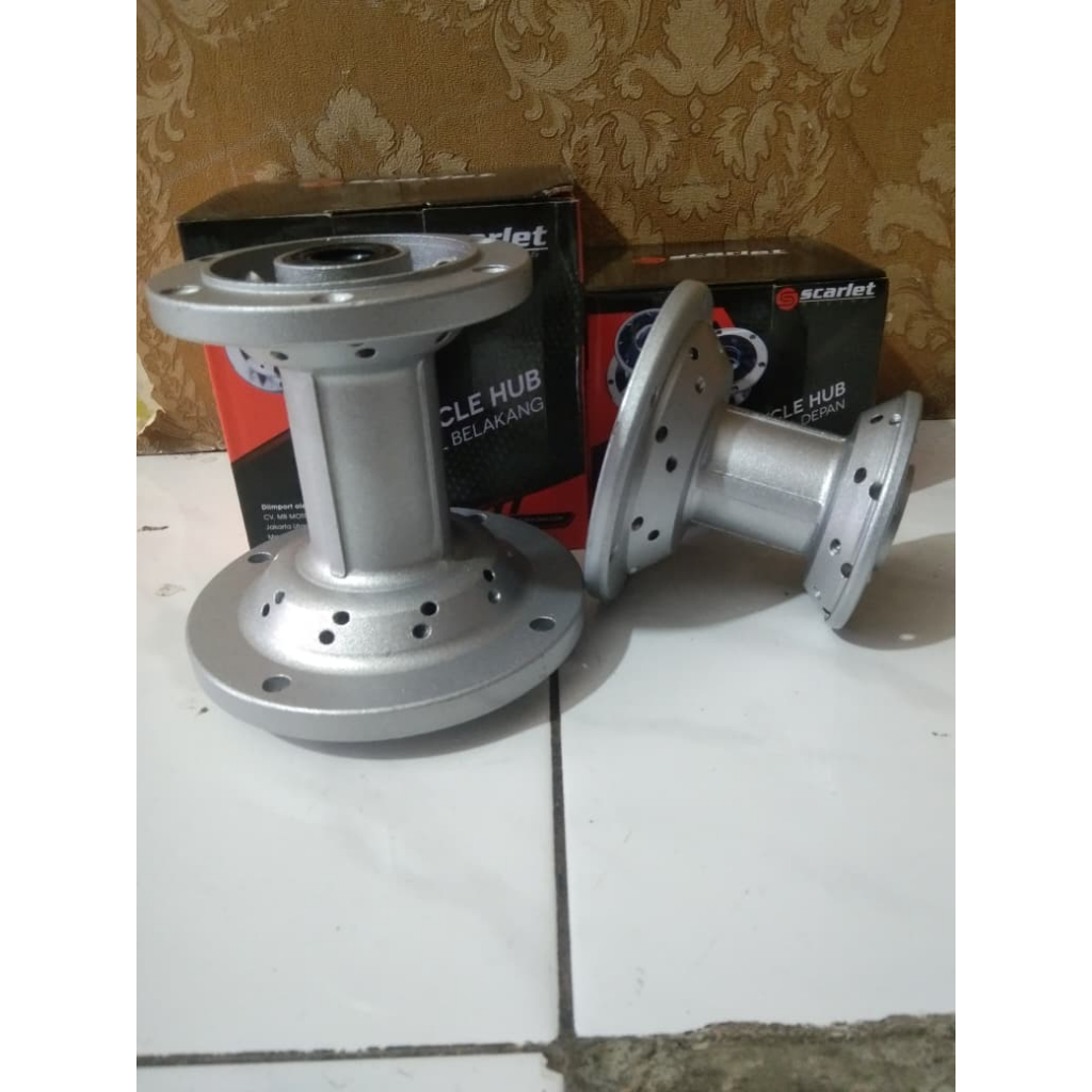 TROMOL KLX 150 MERK SCARLET WARNA SILVER