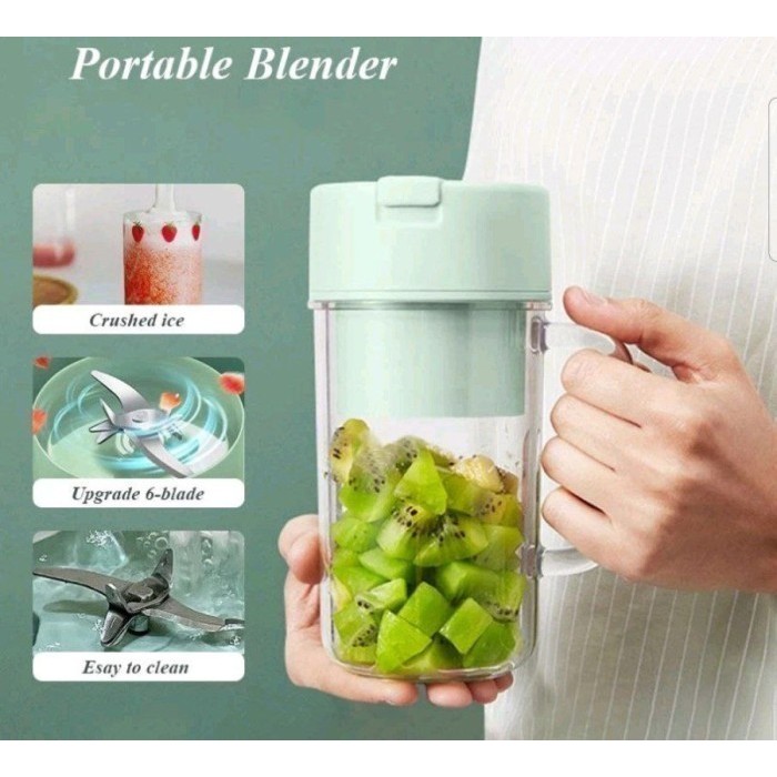 Terlarissss Juicer Blender Glass Portable 340 ml Blender / Gelas Unik Juicer Mini