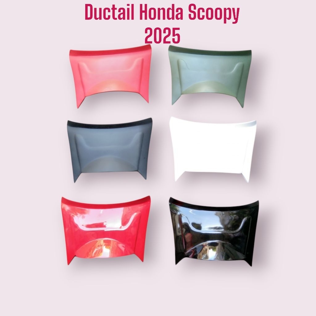 ductail Honda Scoopy 2025 topi lampu belakang Honda Scoopy cover variasi lampu belakang Scoopy 2025 