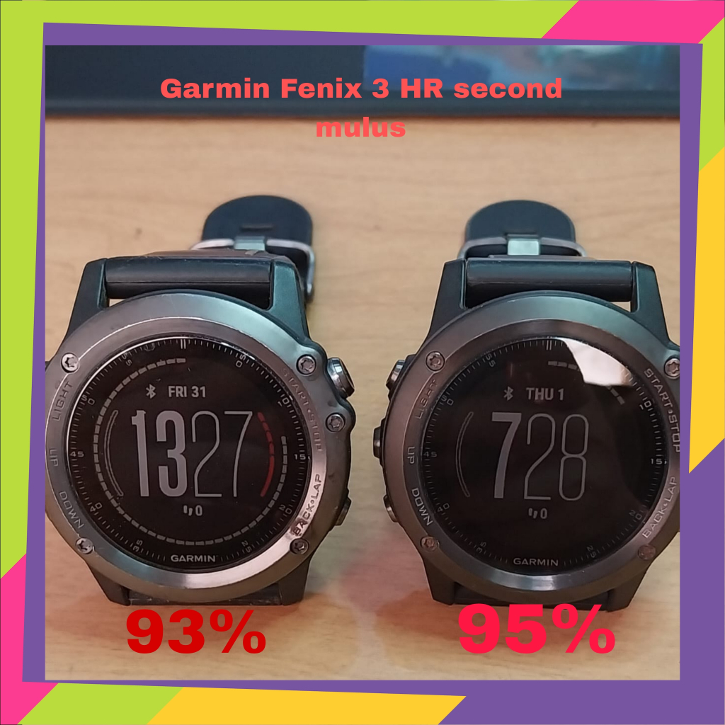 Garmin Fenix 3HR second mulus like new