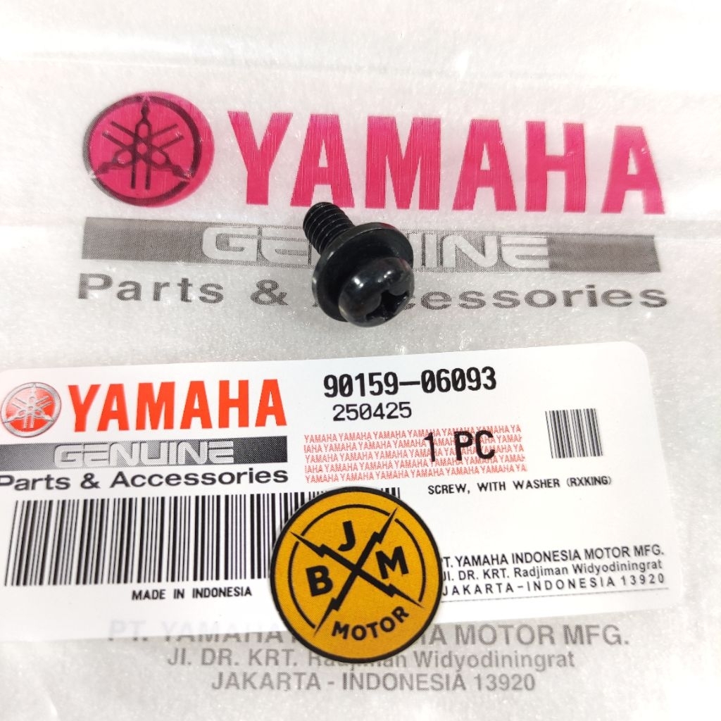 Baut cover body Yamaha ALFA CHAMP Sigma Asli Original Yamaha YGP 90159-06093