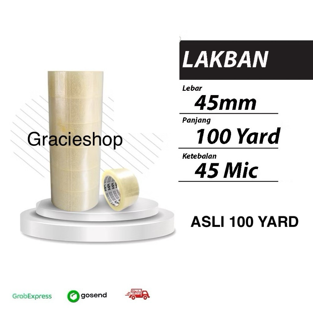 LAKBAN BENING 45MM X 100 YARD / LAKBAN BENING 100 YARD / LAKBAN