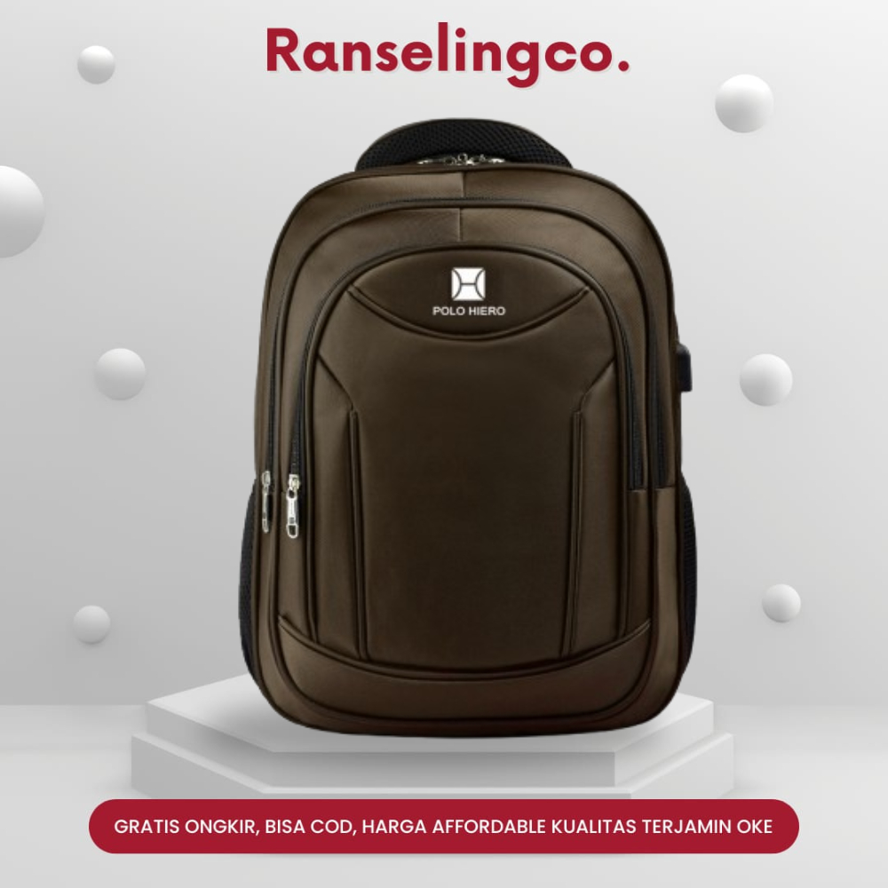 PROMO Tas Sekolah Pollo Alto Anak Laki Waterproof 18 Inch