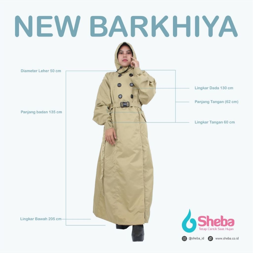 jas hujan sheba Barkiya