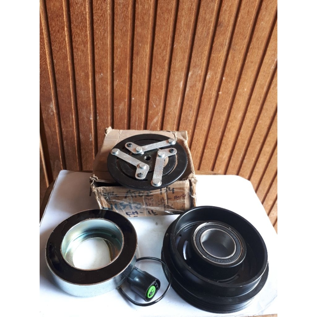 MAGNET CLUTCH/PULLY COMPRESSOR AC MOBIL HYUNDAI ATOZ,VISTO ( 4 PK)