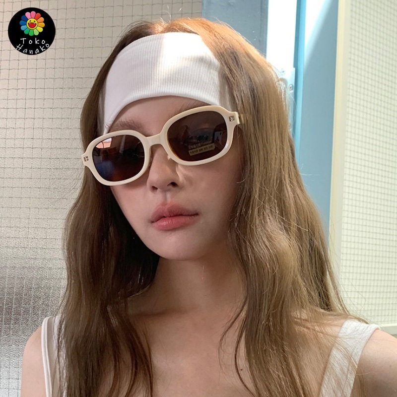 Headband Olahraga Wanita Sport Headband Rajut Minimalis Polos Headband Lebar Bandana Rambut