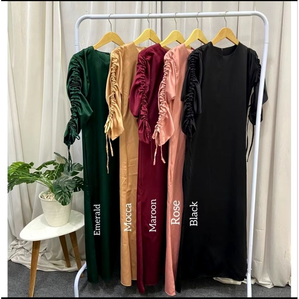 Carla Dress  - Dress Satin Silk Premium - Dress Kondangan