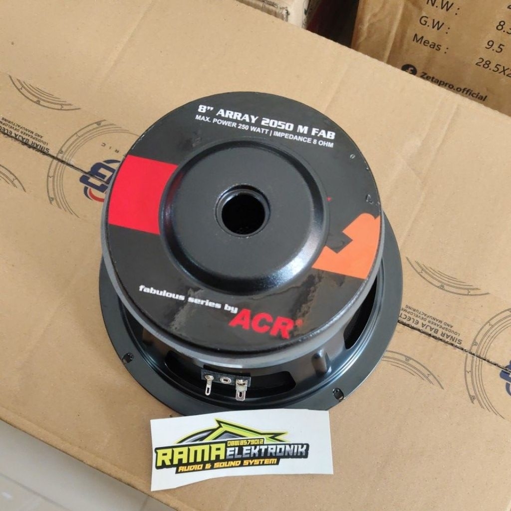 spiker 8 inch acr fabulous array 2050 power 250 watt speaker acr fabulous aray 2050 original