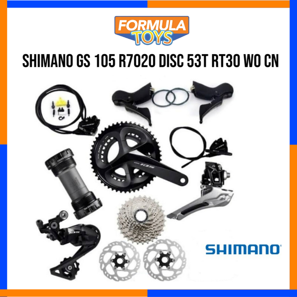GROUPSET SHIMANO GS 105 R7020 DISC 53T RT30 WO CN