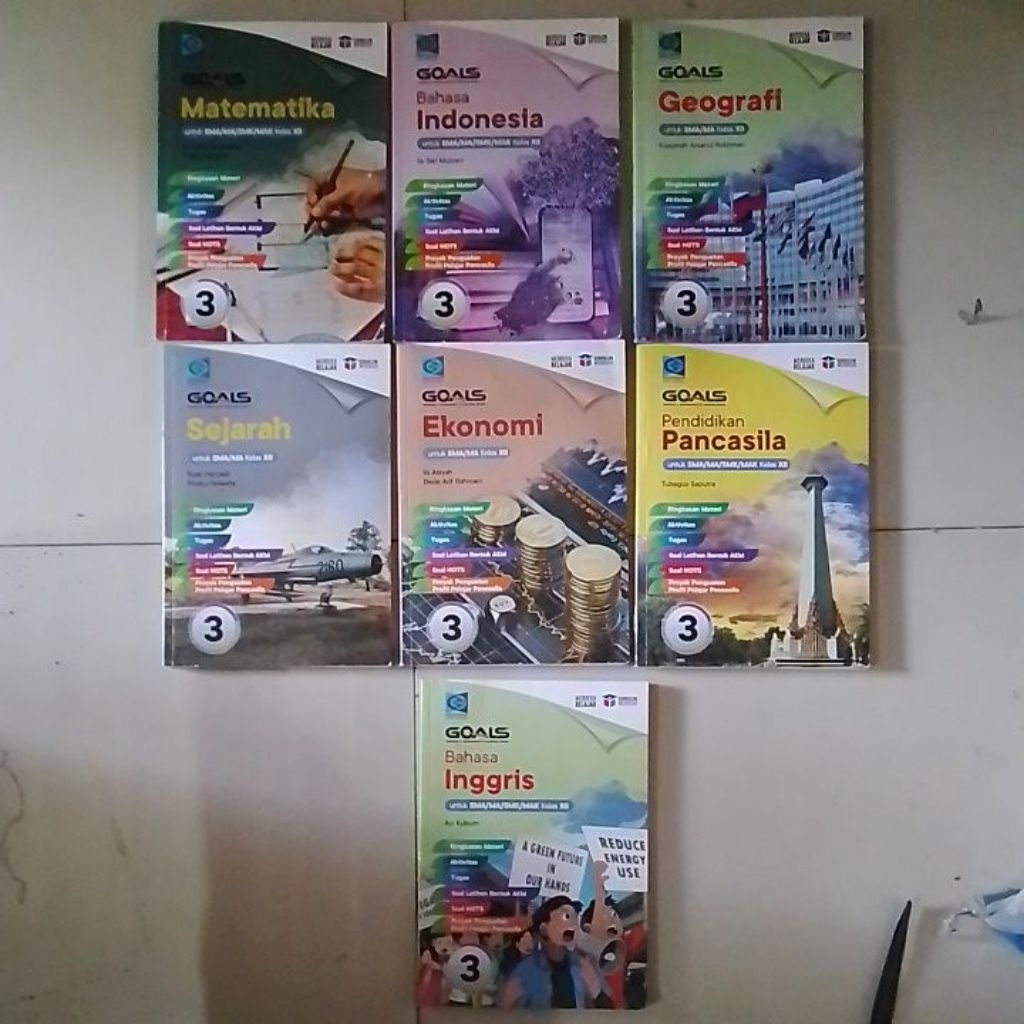 GOALS Matematika Untuk SMA/ MA / SMK/ MAK Kelas XII GOALS Bahasa Indonesia Untuk SMA/ MA/ SMK/ MAK K