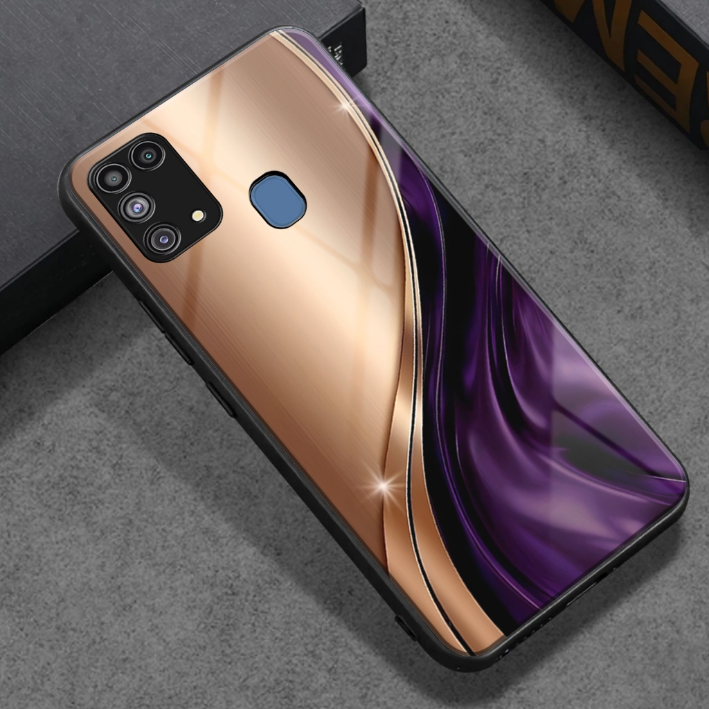 SOFTCASE SAMSUNG M31 - Kesing Glossy Kilau Samsung M31 - Casing Luxury G15 - Case Premium Keren Lucu