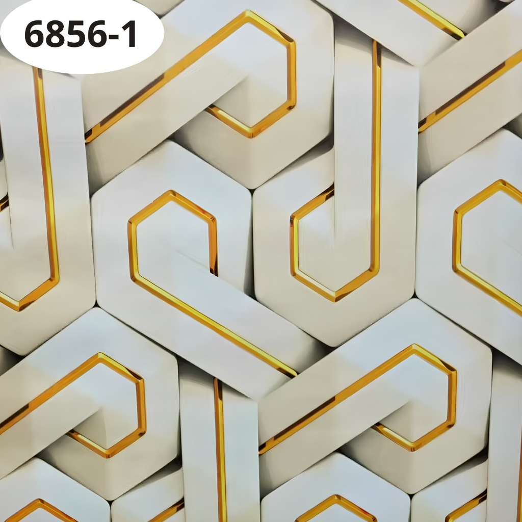 Wallpaper Sticker Dinding Desain Geometric 3D