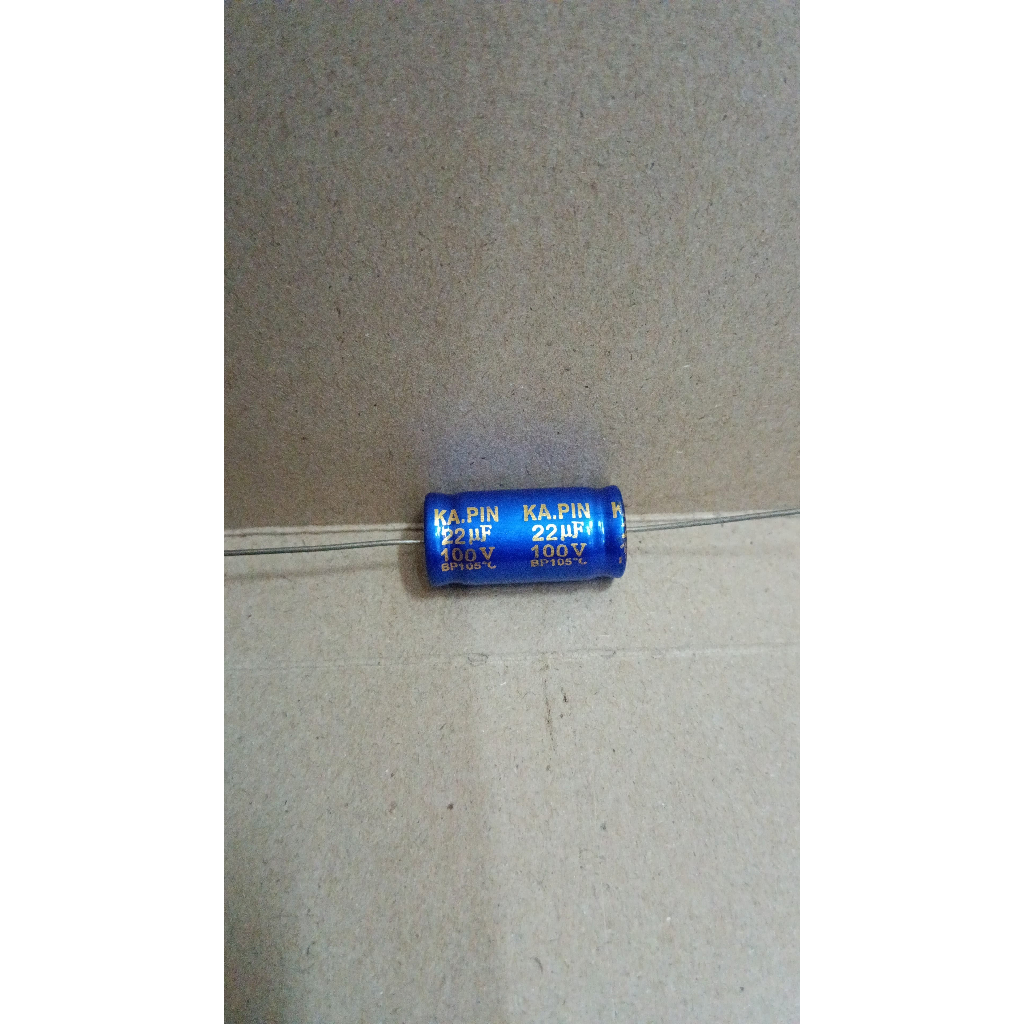 6818 kapasitor nonpolar non polar np ka.pin kapin ka-pin 22uf 22 uf 100v