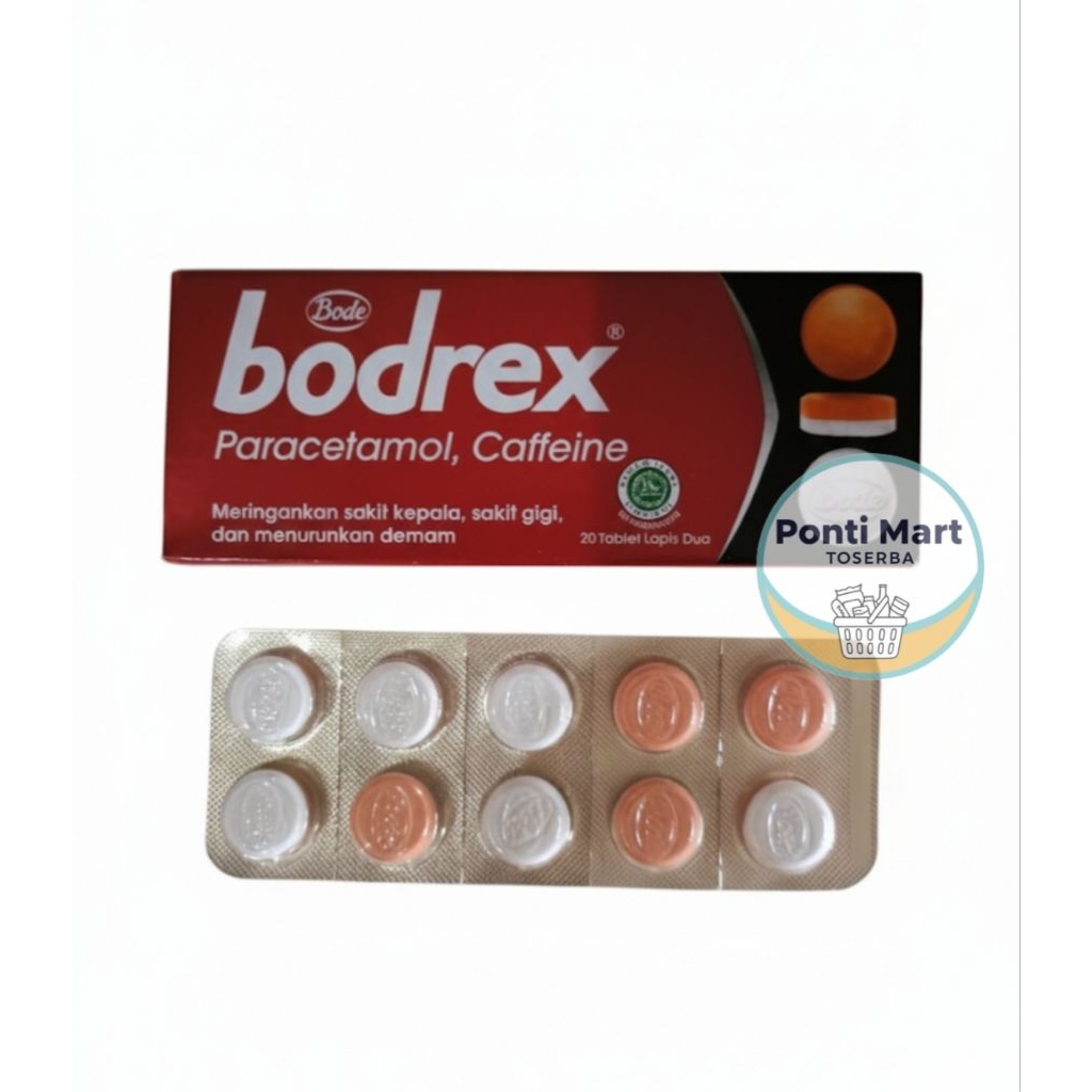 BODREK UNTUK MEREDAKAN SAKIT KEPALA/SAKIT GIGI/DEMAM 1 STRIP 10 TABLET