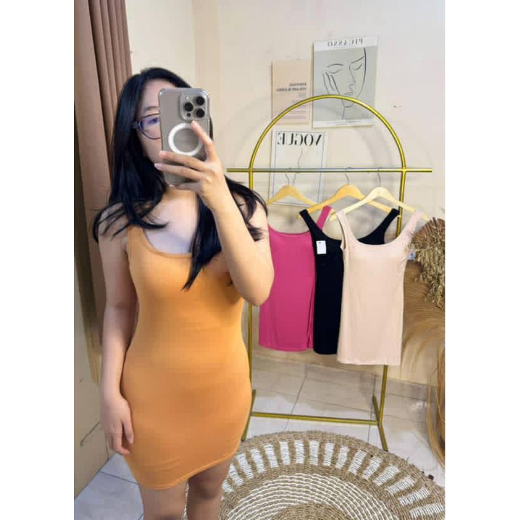 Basic  Mini Tanktop Dress