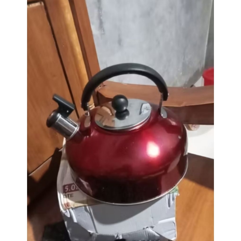 REMIU_SHOP Teko Siul 5.0 Liter / Teko Peluit / Kettle 5.0L Warna / Teko Bunyi