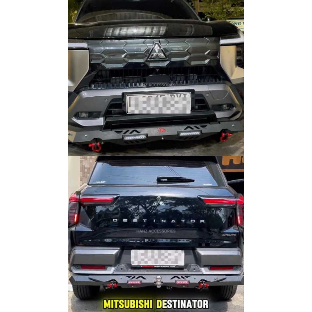 BUMPER RAPTOR DEPAN BELAKANG TOWING WITH SHACKLE MITSUBISHI DESTINATOR SUPER QUALITY