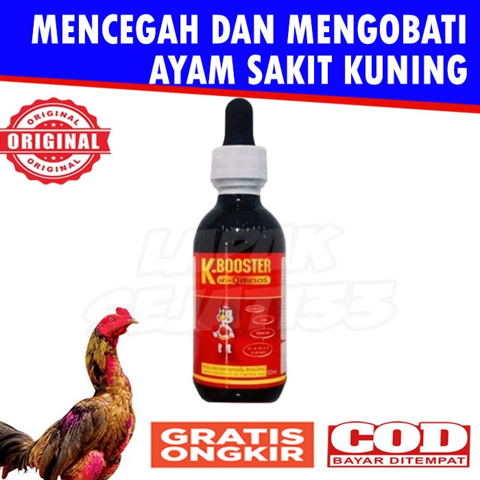 K BOOSTER K-Booster Original Vitamin Suplemen Ayam Pucat Obat Ayam Anemia Sakit Kuning