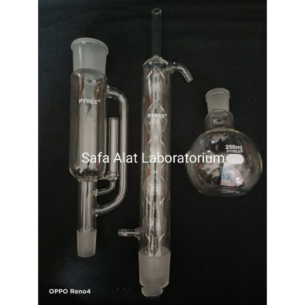 Soxhlet Extractor Apparatus Set Soxhlet 250ml , 500ml ,1000ml Pyrex
