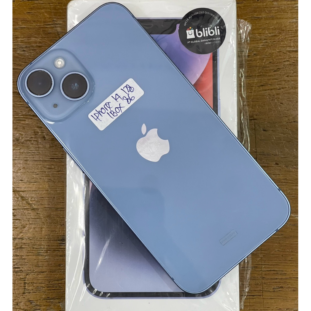 Hp Second iPhone 14 128GB BliBli Fullset