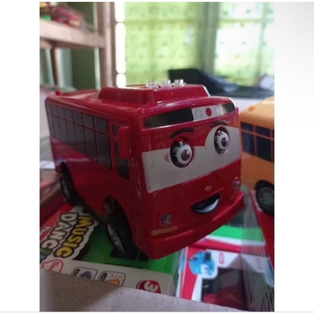 MAINAN BUS TAYO DANCING TAYO OLENG DANCE LAMPU