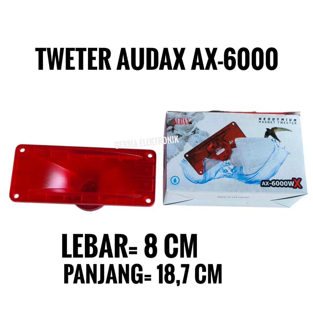 TWETER AUDAX AX 6000 warna merah