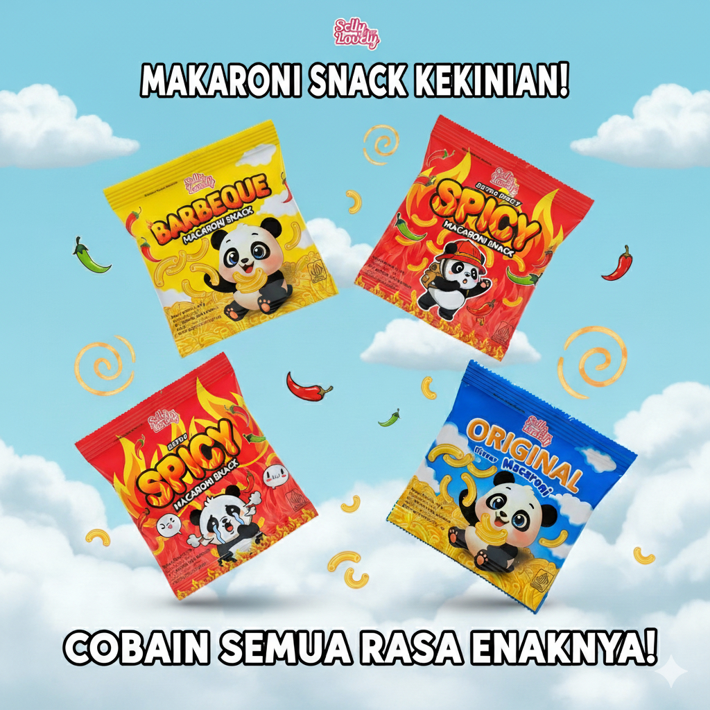 Snack Makaroni SellyLovely85 - Makaroni Kering Kekinian