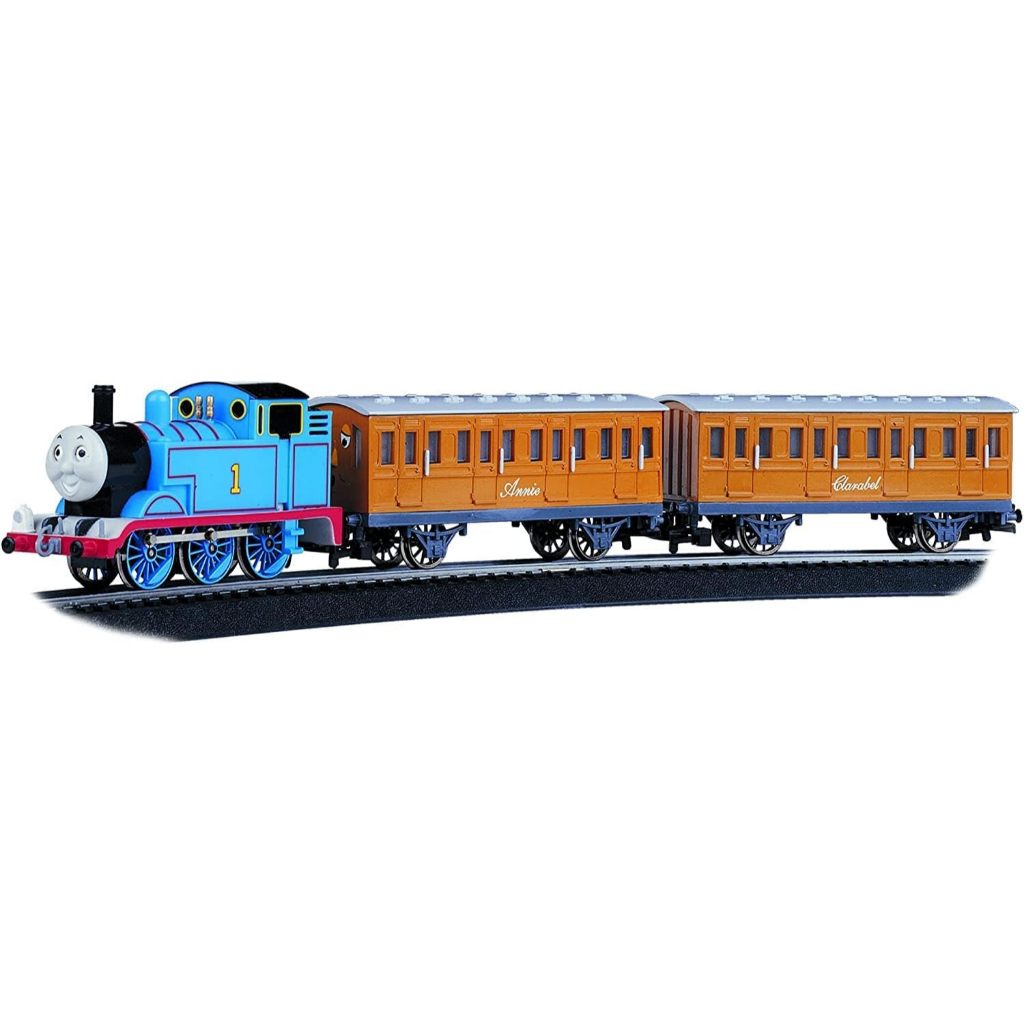 Bachmann Trains - Thomas & Friends Thomas with Annie and Clarabel Ready To Run Electric Train Set