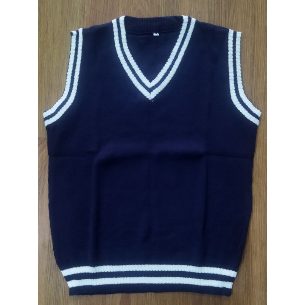 Rompi Rajut Smp Biru Premium