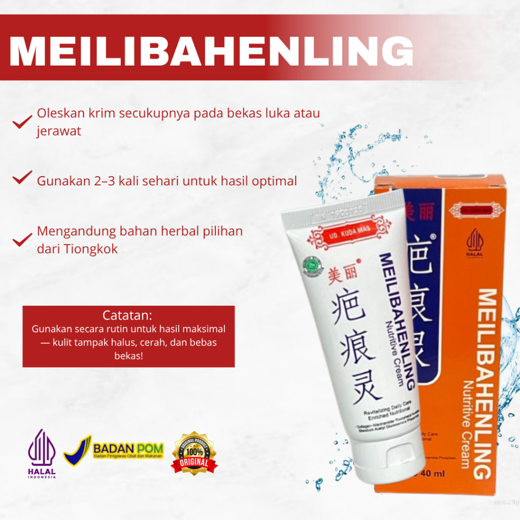 Bekas Jerawat & Luka Langsung Pudar – Gunakan Meilibahenling Asli